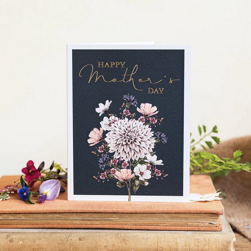 Toasted Crumpet Happy Mother's Day Floral Bouquet Card RP07 lifestyle