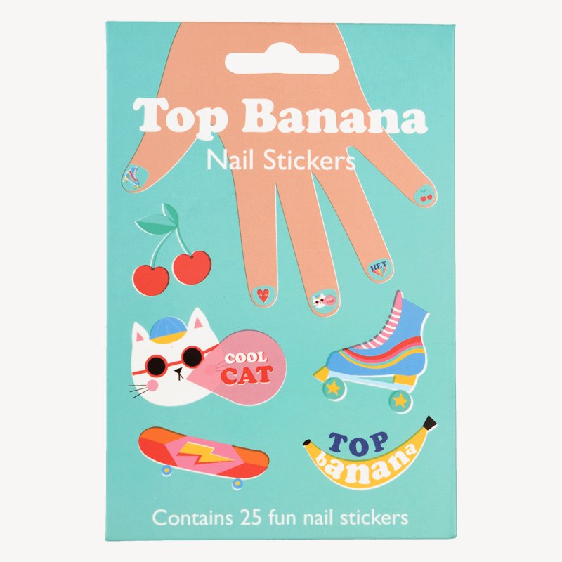 Top Banana Children's Nail Stickers front