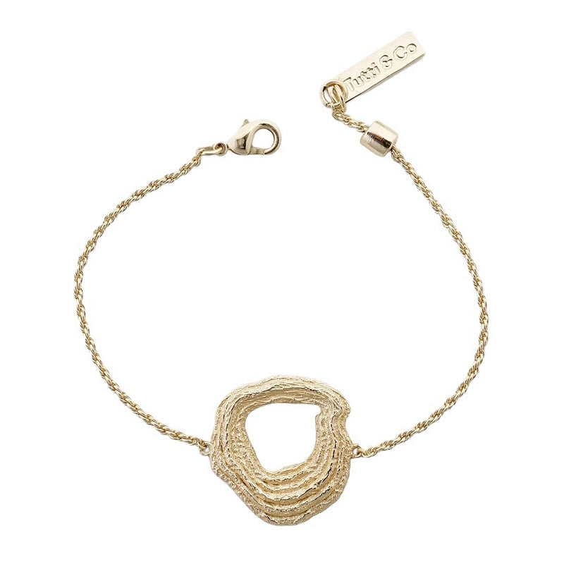 Tutti & Co Drift Bracelet Gold BR648G main