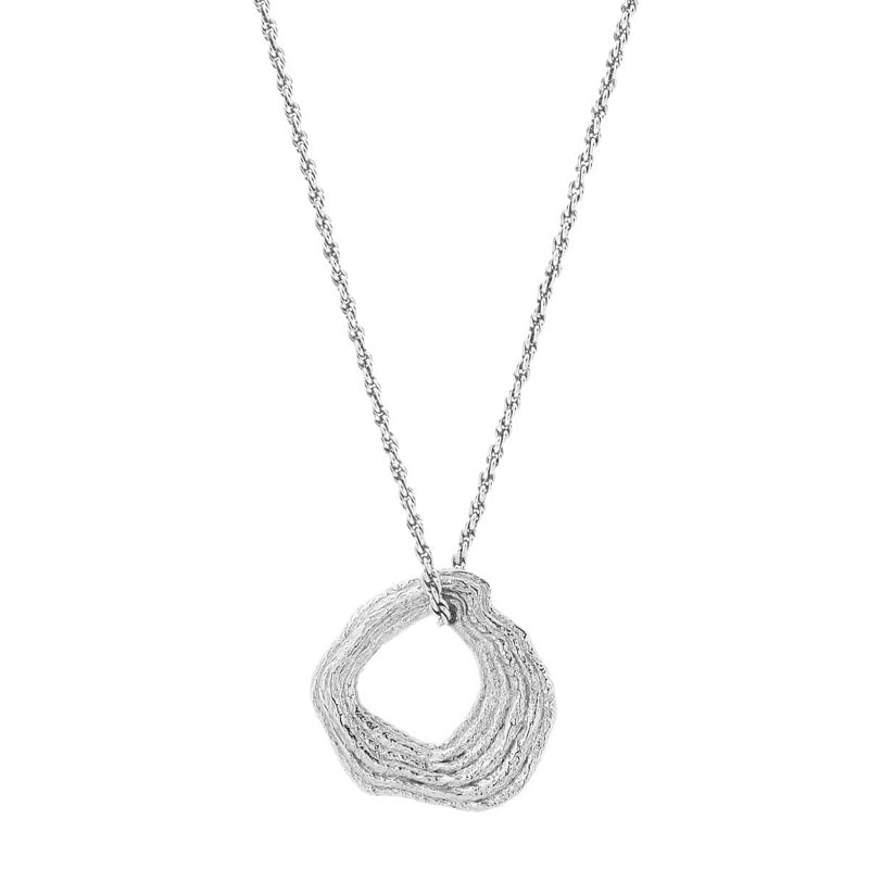 Tutti & Co Drift Necklace Silver NE715S main