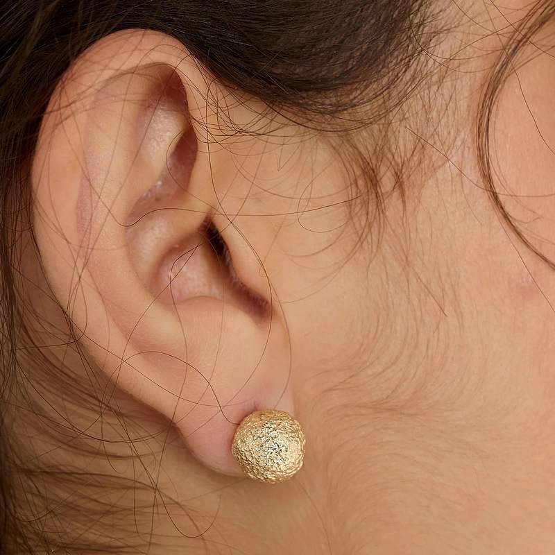 Tutti & Co Jewellery Align Earrings Gold EA754G model