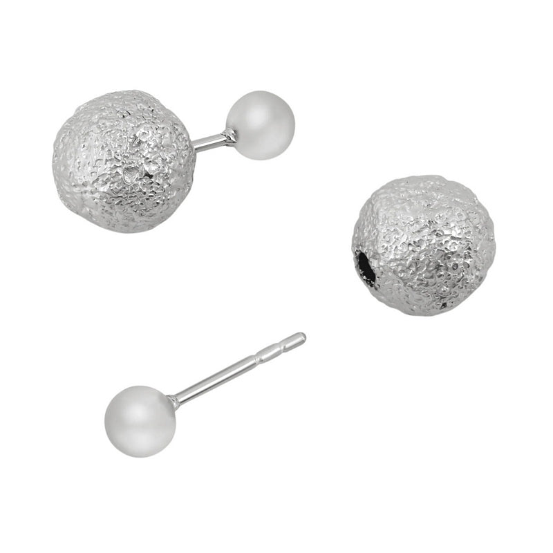 Tutti & Co Jewellery Align Earrings Silver EA754S apart