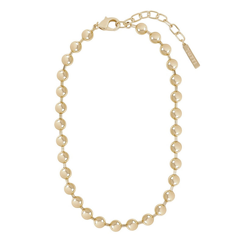 Tutti & Co Jewellery Align Necklace Gold NE811G full