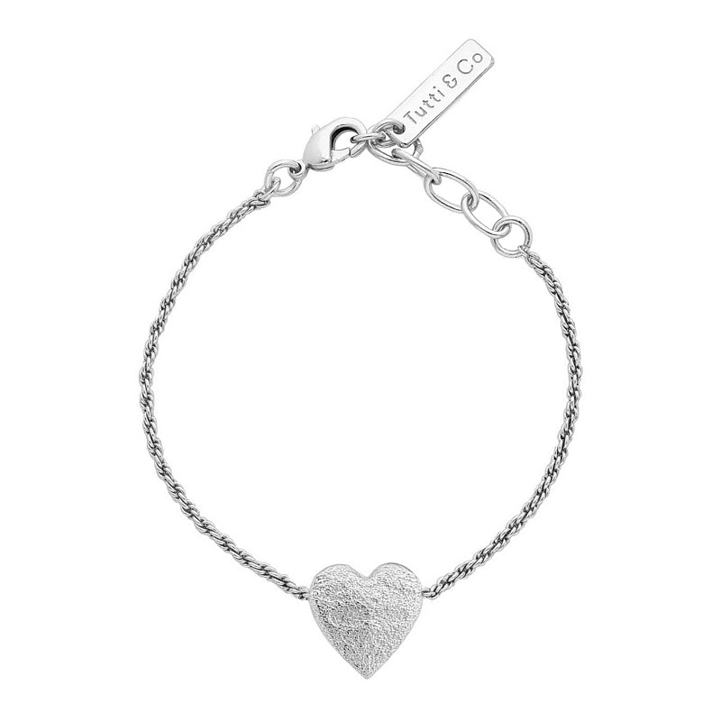 Tutti & Co Jewellery Embrace Bracelet Silver BR638S rear