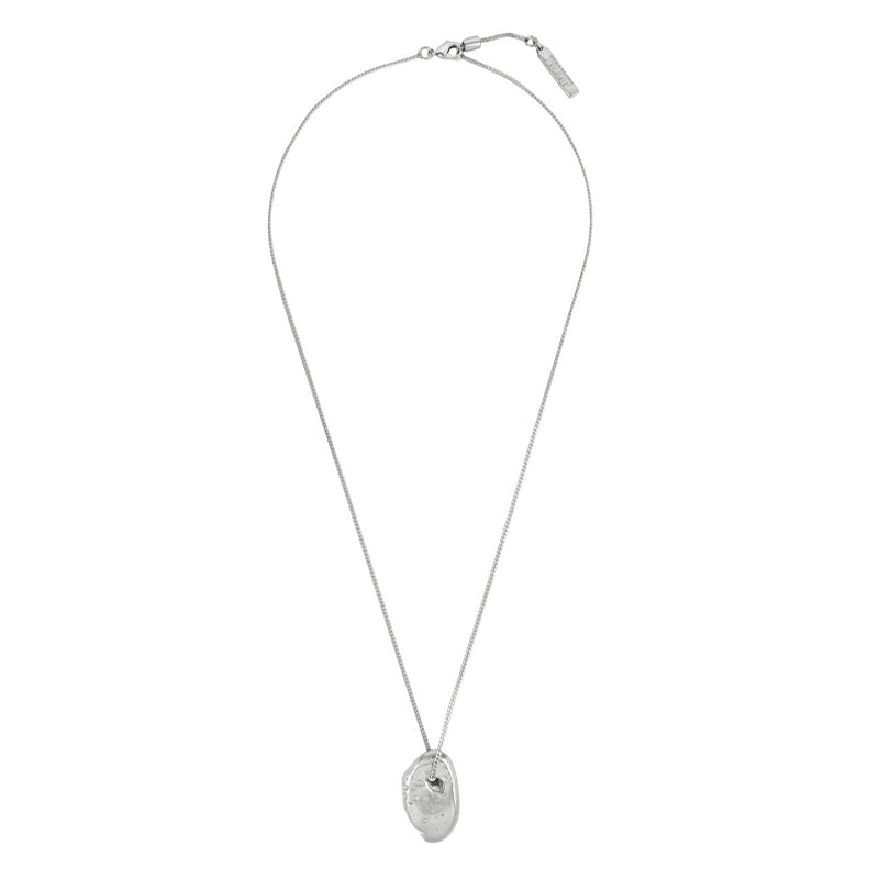 Tutti & Co Jewellery Fossil Necklace Silver NE798S full