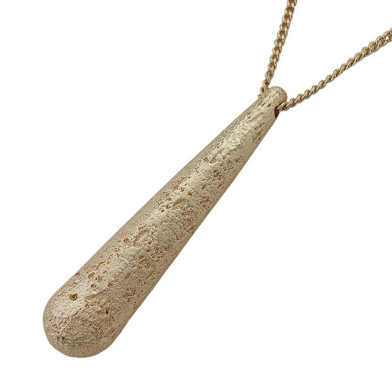 Tutti & Co Jewellery Grain Necklace Gold NE769G detail