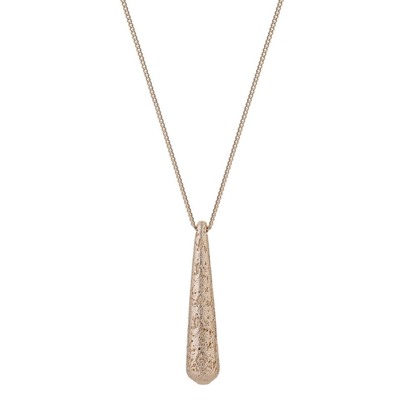 Tutti & Co Jewellery Grain Necklace Gold NE769G main