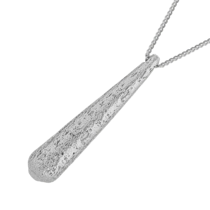 Tutti & Co Jewellery Grain Necklace Silver NE769S detail