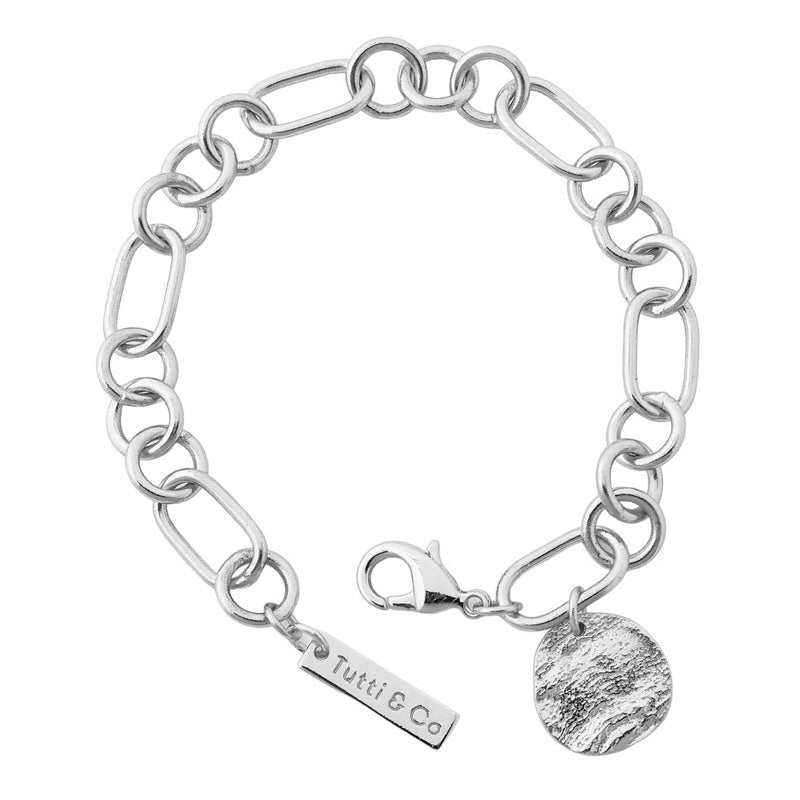 Tutti & Co Jewellery Grove Bracelet in Silver BR580S main