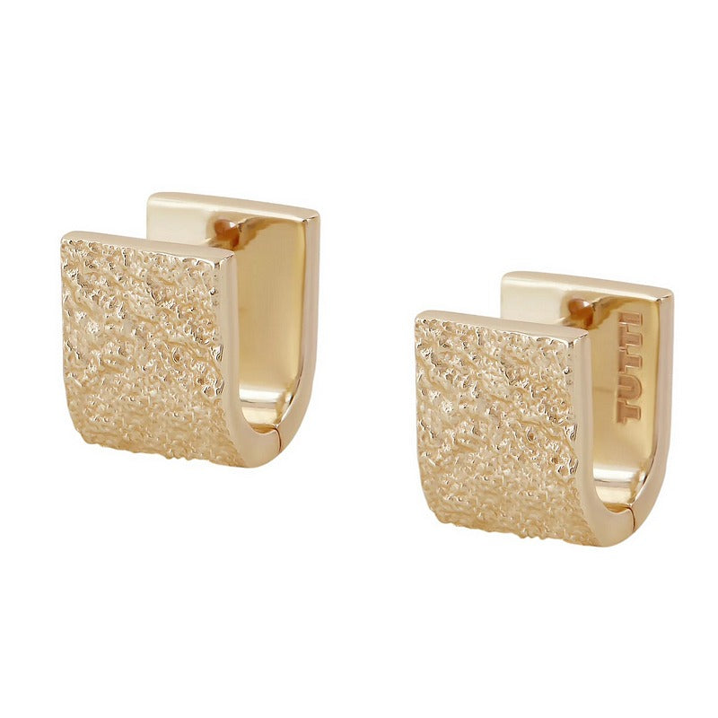 Tutti & Co Jewellery Invoke Earrings Gold EA745G side