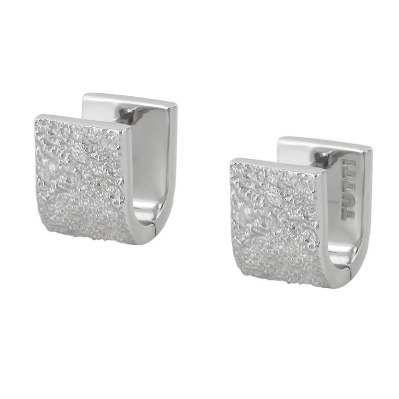 Tutti & Co Jewellery Invoke Earrings Silver EA745S angle