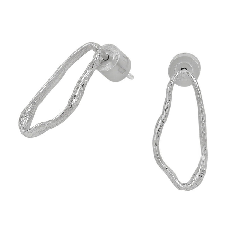 Tutti & Co Jewellery Mira Earrings Silver EA739S front