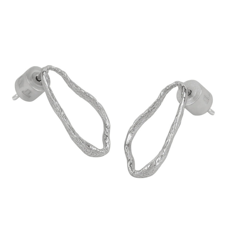 Tutti & Co Jewellery Mira Earrings Silver EA739S side