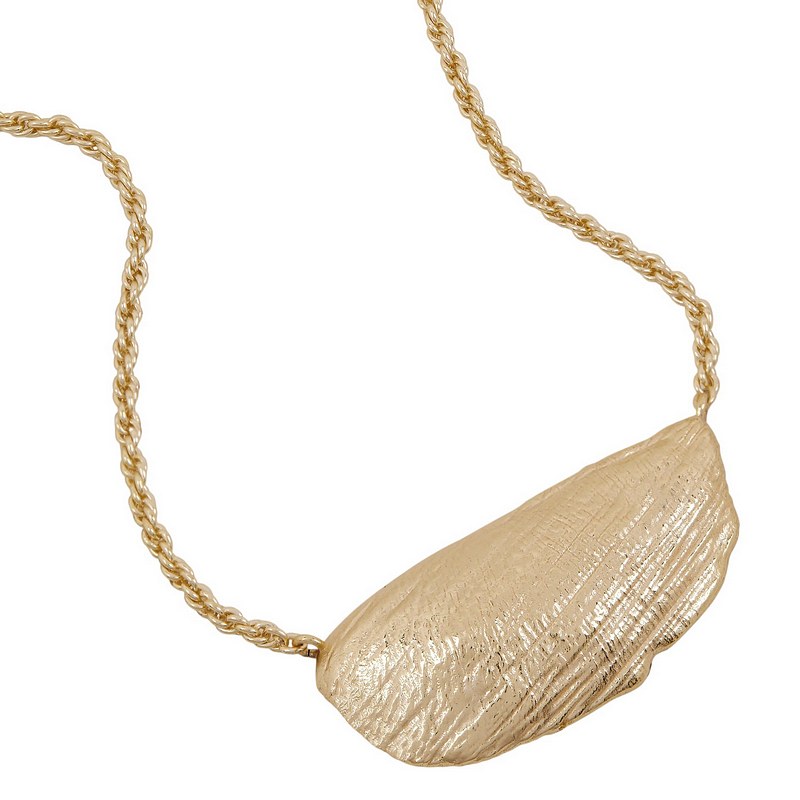 Tutti & Co Jewellery Ora Necklace Gold NE817G detail