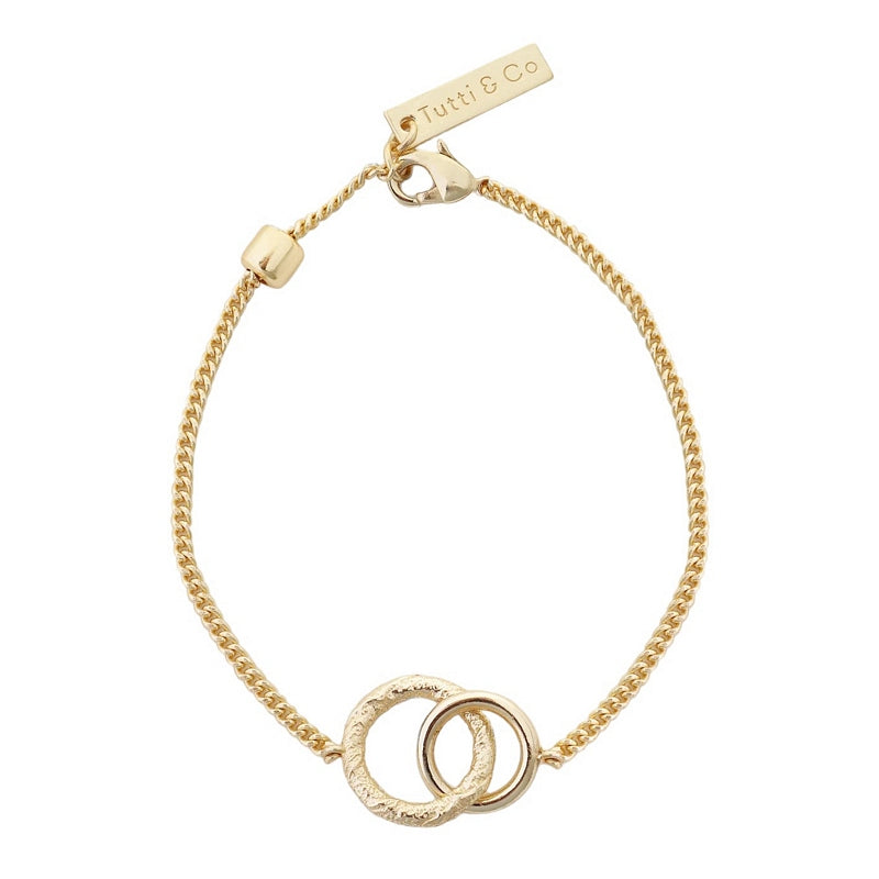 Tutti & Co Jewellery Pose Bracelet Gold BR616G main
