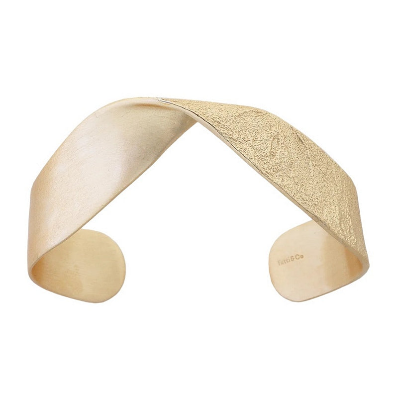 Tutti & Co Jewellery Praise Bangle Gold BR614G main