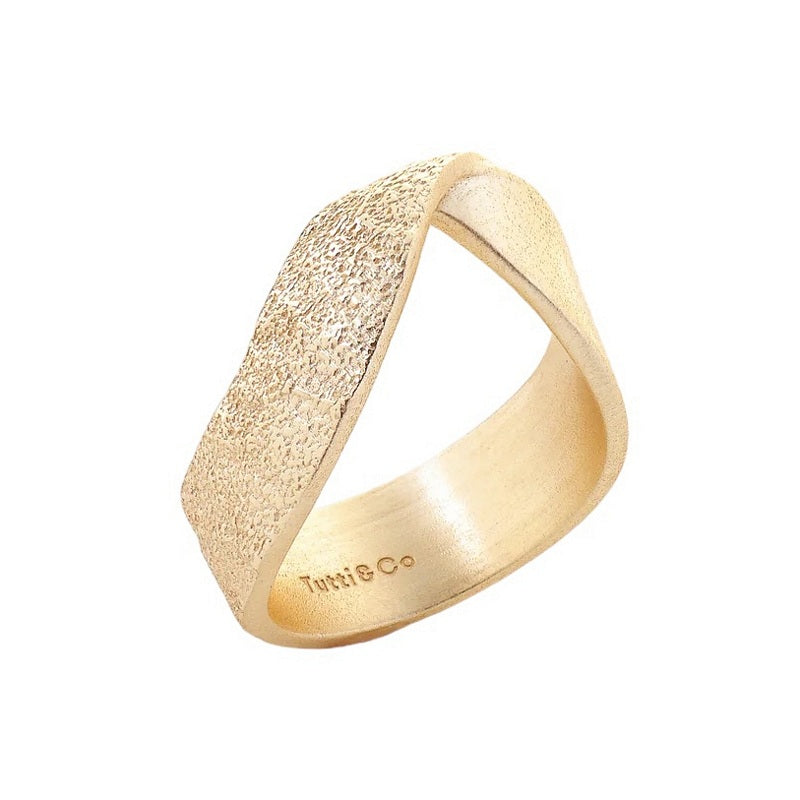 Tutti & Co Jewellery Praise Ring Gold RN322G main