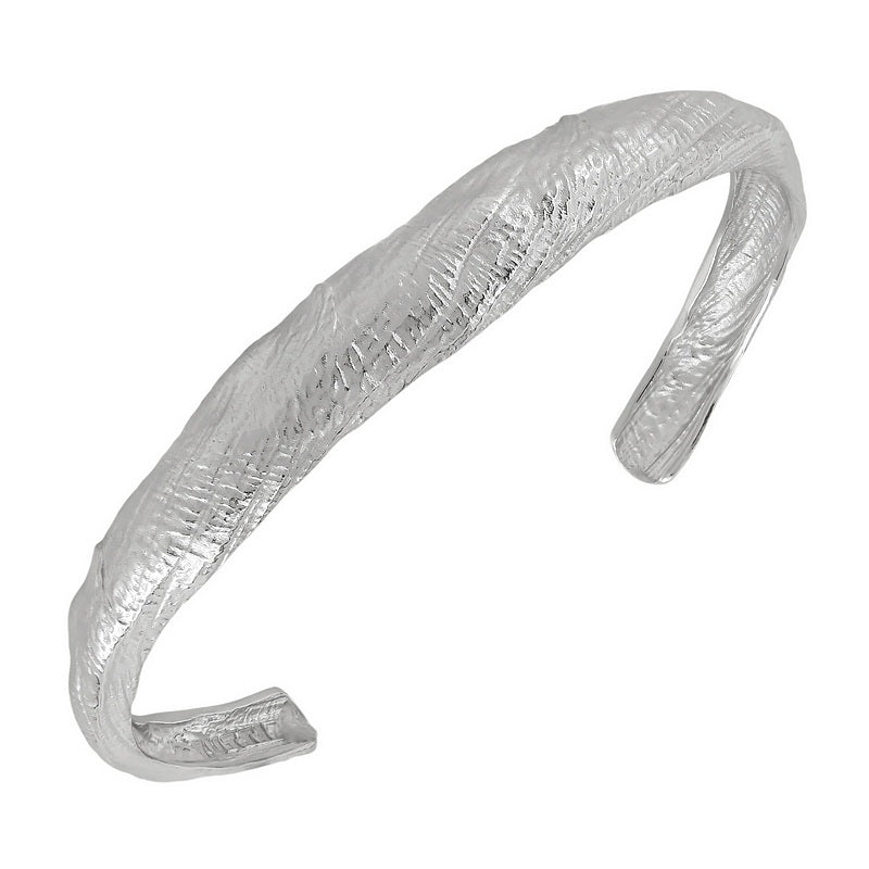 Tutti & Co Jewellery Ria Bangle Silver BR738S angle