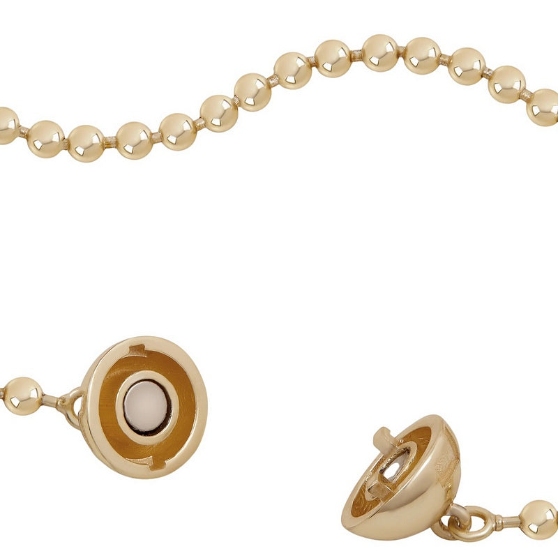 Tutti & Co Jewellery Ritual Necklace Gold NE800G detail