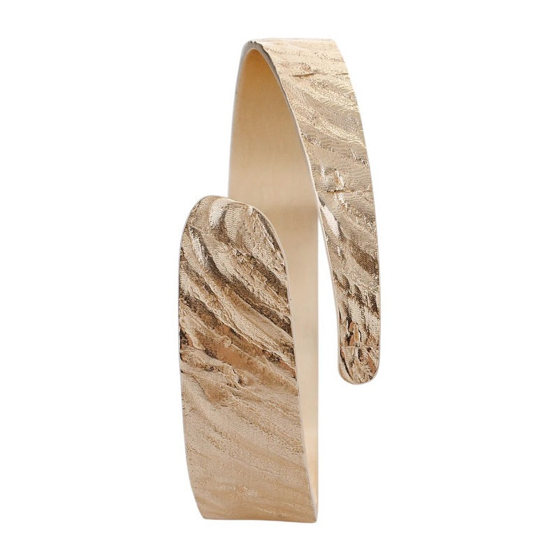 Tutti & Co Jewellery Riva Bangle Gold BR715G side