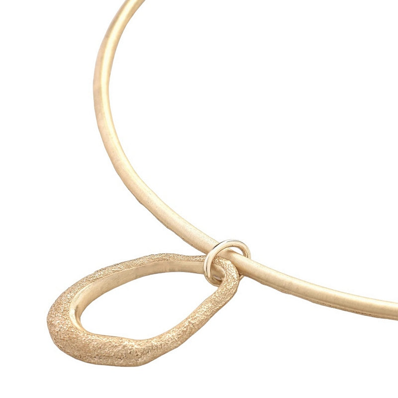 Tutti & Co Jewellery Seize Necklace Gold NE675G detail
