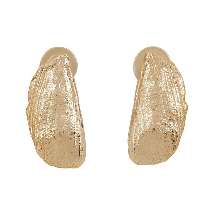 Tutti & Co Jewellery Selene Earrings Gold EA760G front