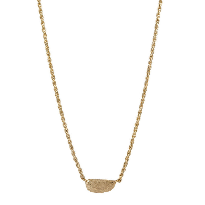 Tutti & Co Jewellery Selene Necklace Gold NE818G front