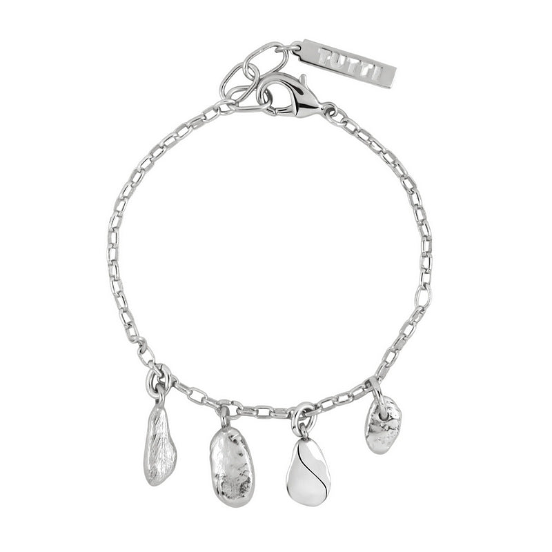 Tutti & Co Jewellery Silt Bracelet Silver BR735S front