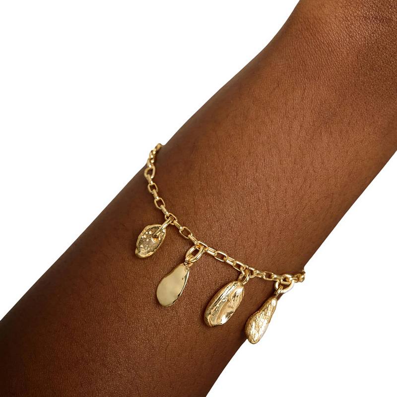 Tutti & Co Jewellery Silt Bracelet Gold BR735G model