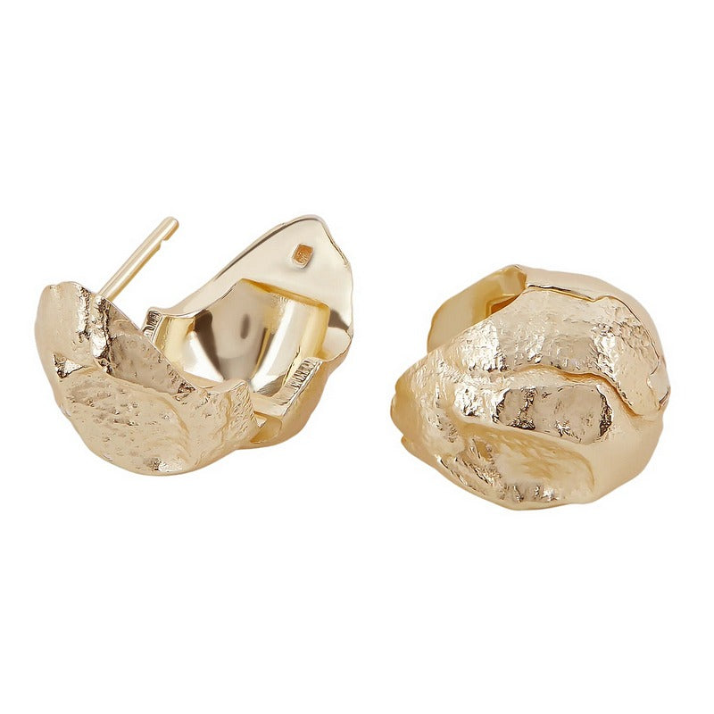 Tutti & Co Jewellery Silt Earrings Gold EA735G side