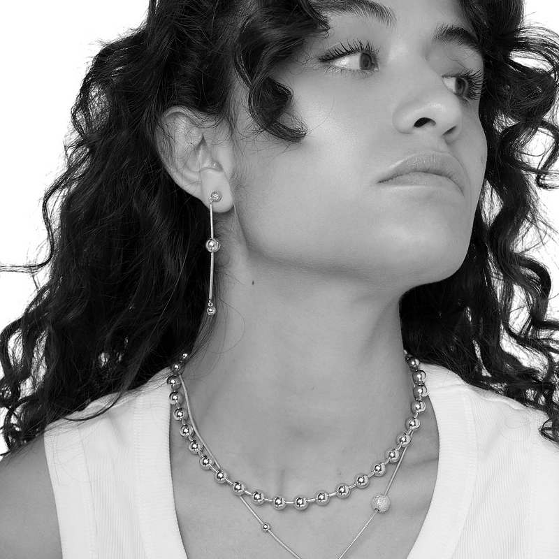 Tutti & Co Jewellery Synergy Earrings Silver EA756 model