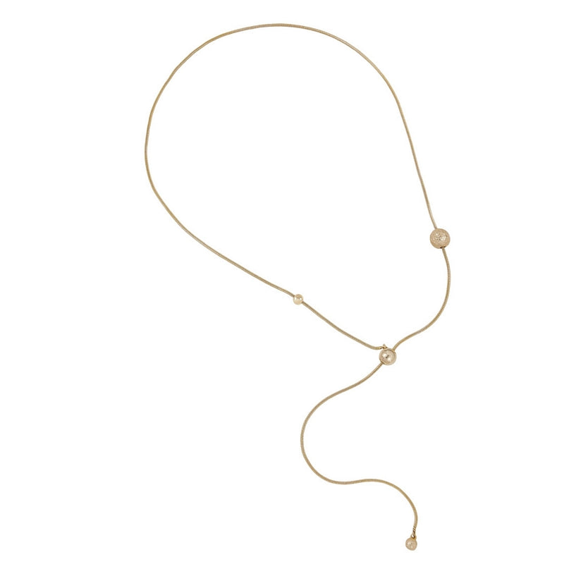 Tutti & Co Jewellery Synergy Necklace Gold NE801G full