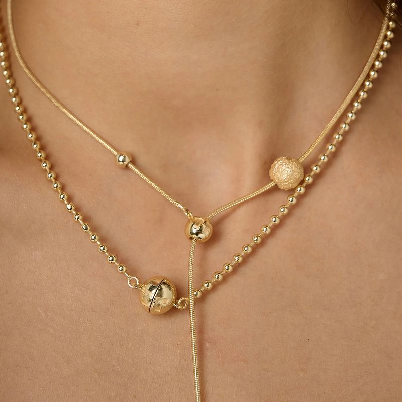 Tutti & Co Jewellery Synergy Necklace Gold NE801G model