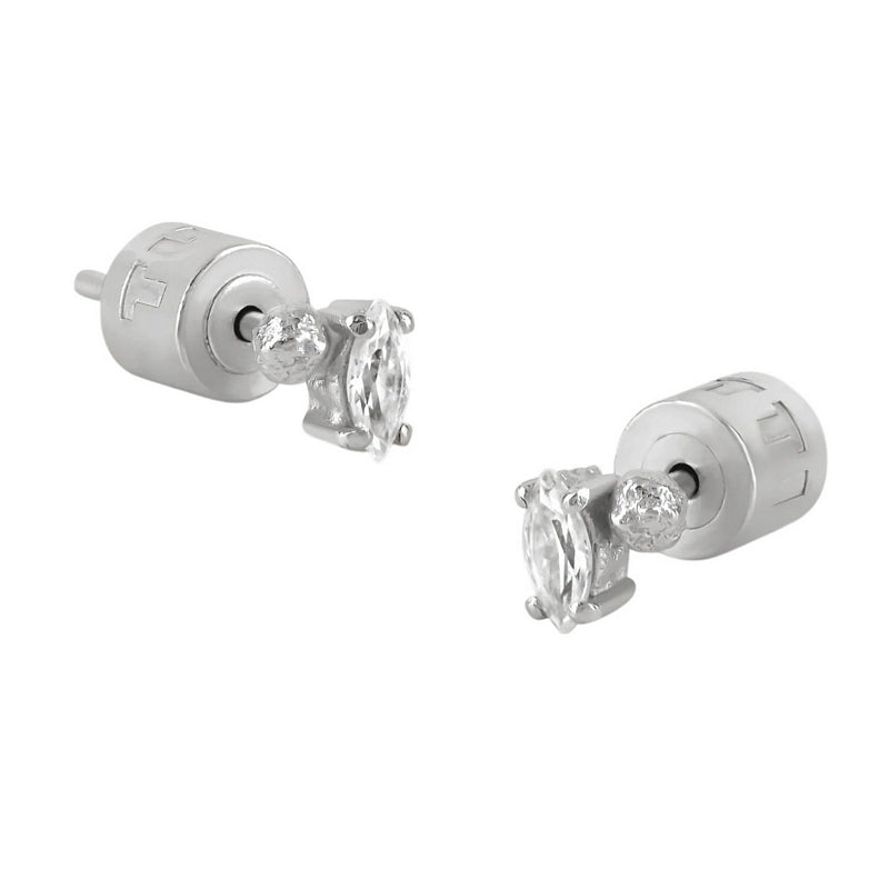 Tutti & Co Jewellery Tala Earrings Silver EA766S side