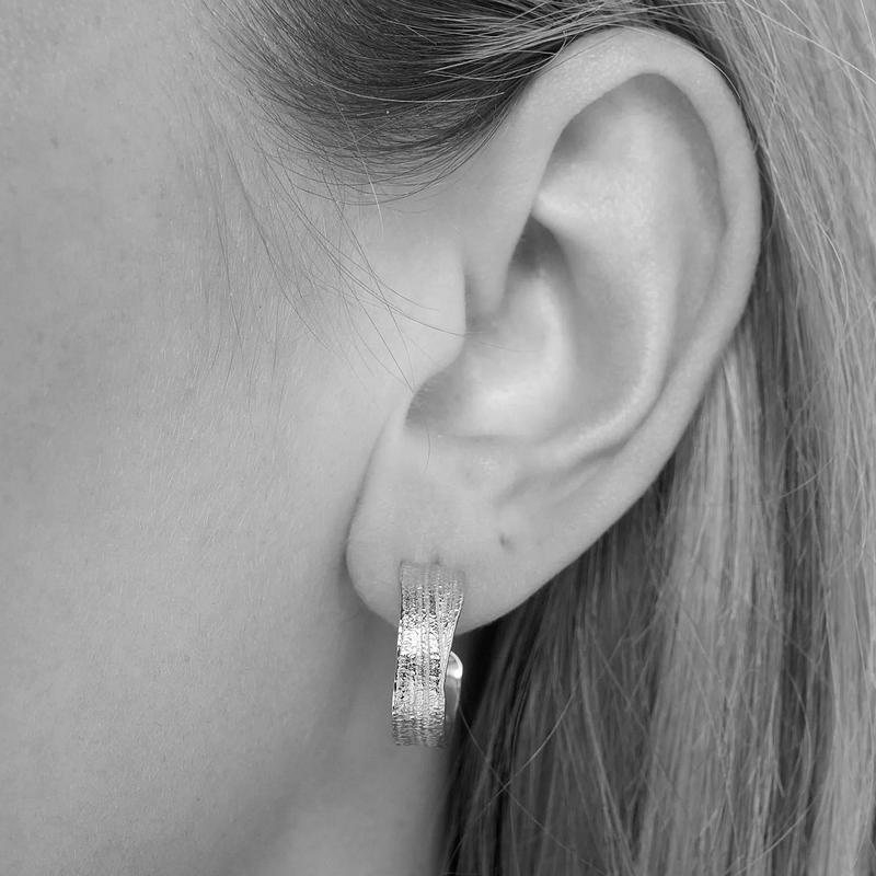 Tutti & Co Jewellery Trace Earrings Silver EA765S model