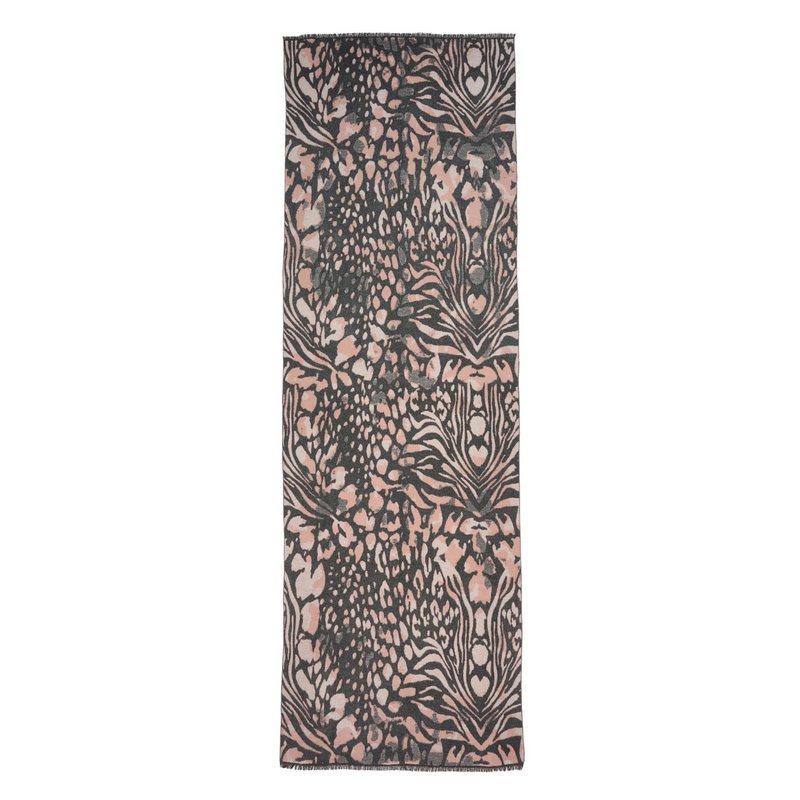 Tutti & Co Leo Animal Print Scarf flat