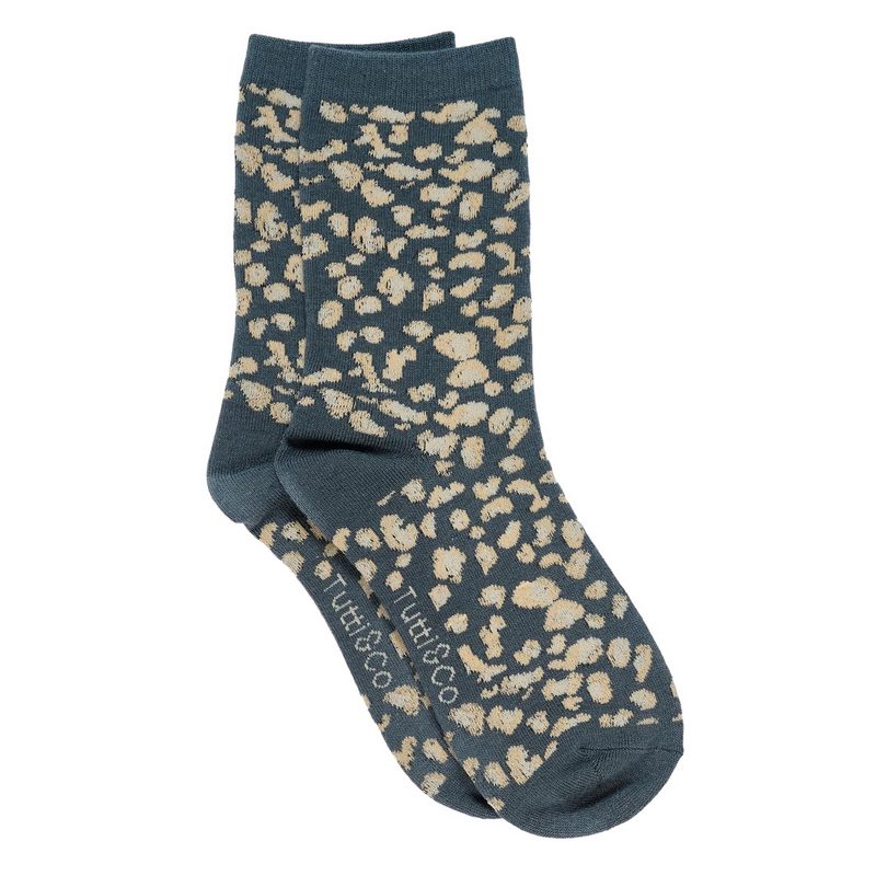 Tutti & Co Leopard Bamboo-blend Socks main