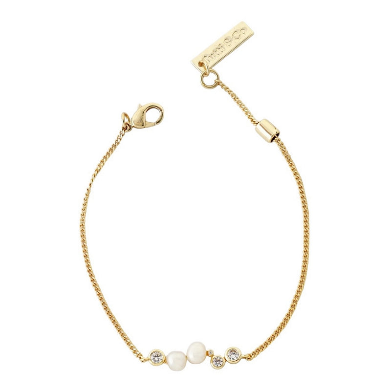 Tutti & Co Oyster Bracelet Gold BT664G main