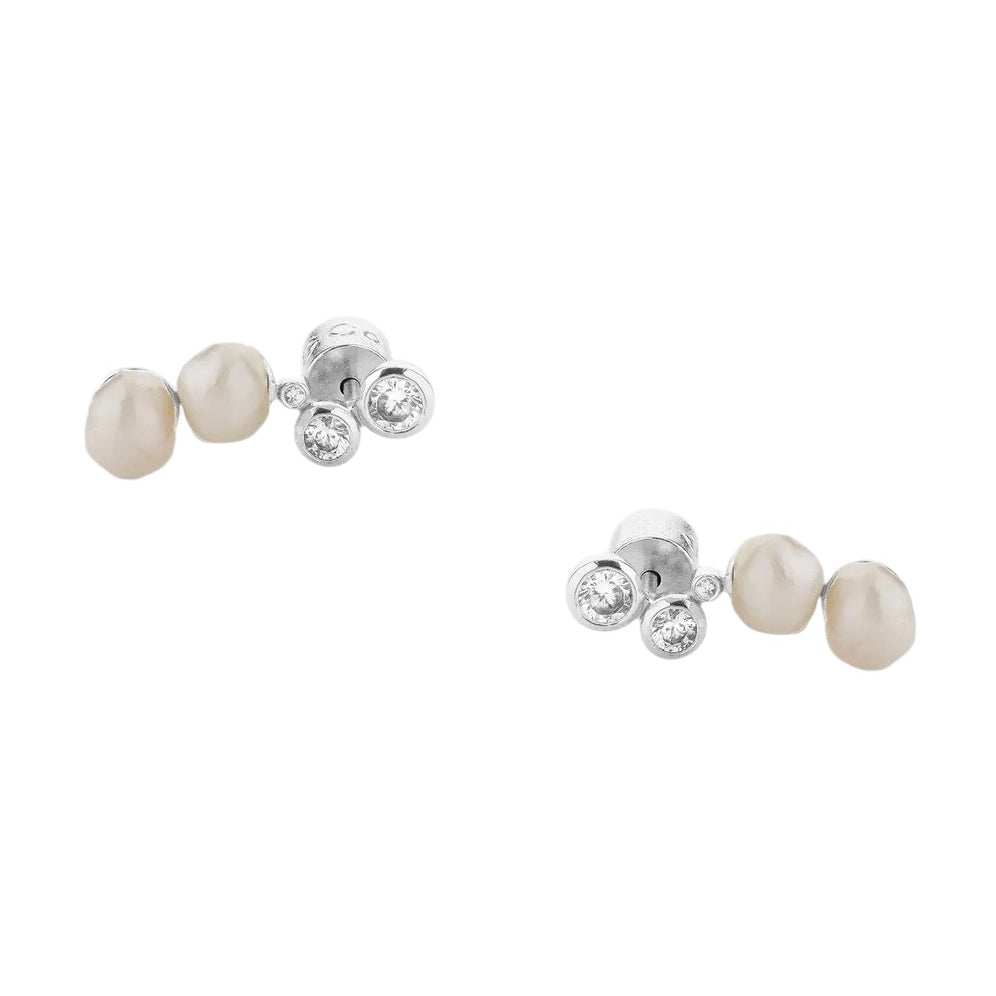 Tutti & Co Oyster Earrings Silver main