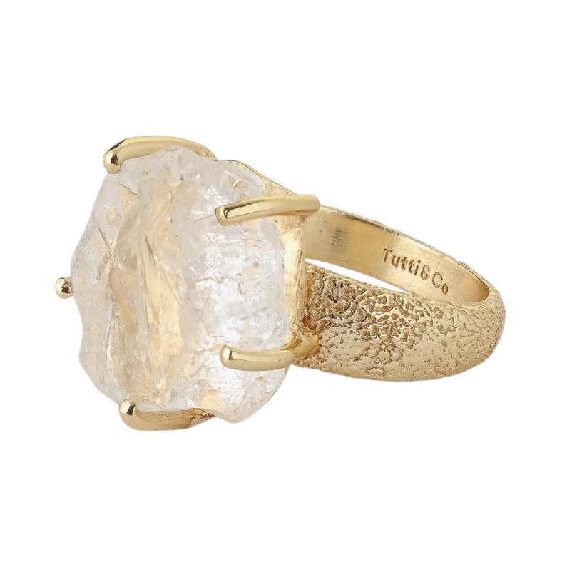 Tutti & Co Quartz Ring Gold RN347G main