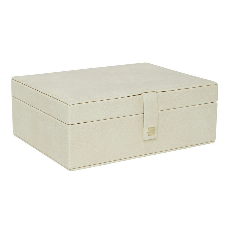Tutti & Co Revere Large Jewellery Box Cream JB47 front