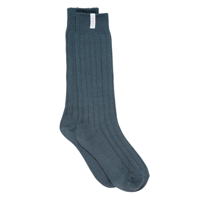 Tutti & Co Sage Long Bamboo-blend Socks main