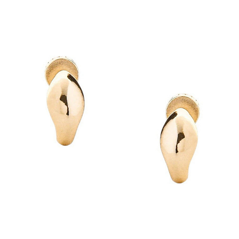 Tutti & Co Serenity Hoop Earrings Gold EA689G main