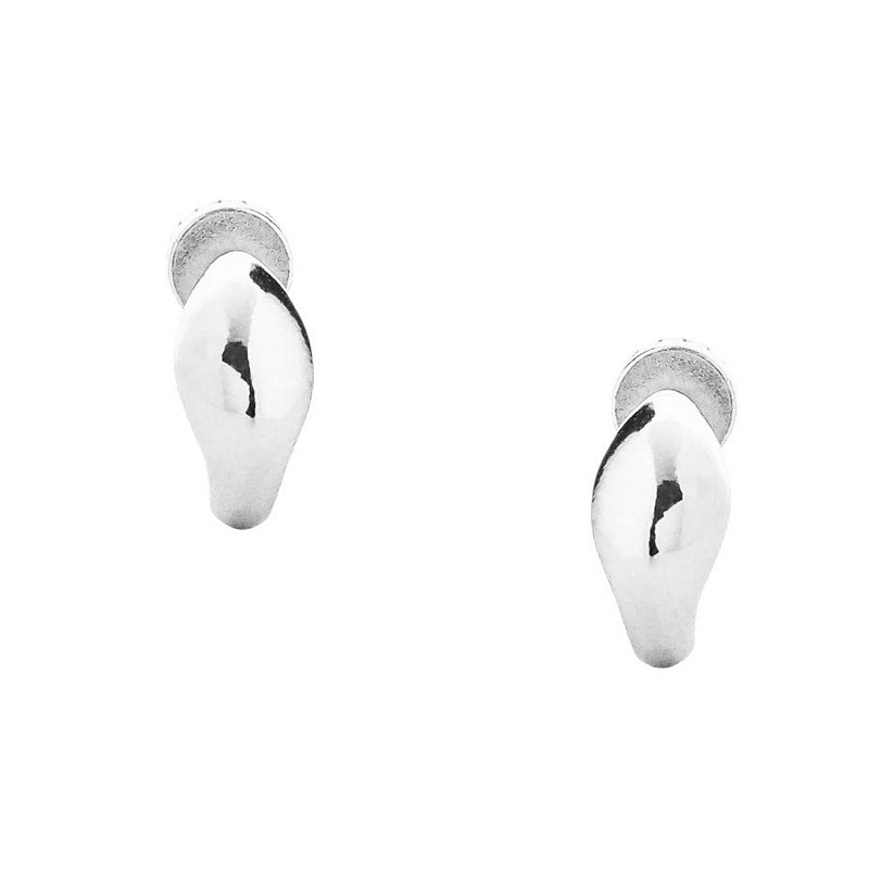 Tutti & Co Serenity Hoop Earrings Silver EA689S front