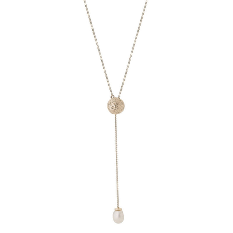 Tutti & Co Tidal Necklace Gold NE692G main