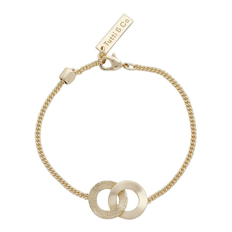 Tutti & Co Unity Bracelet Gold BR640G main