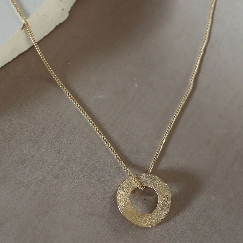 Tutti & Co Vivid Necklace Gold NE705G om stone