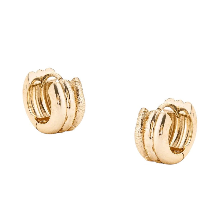 Tutti and Co Jewellery Breeze Hoop Earrings Gold EA673G main