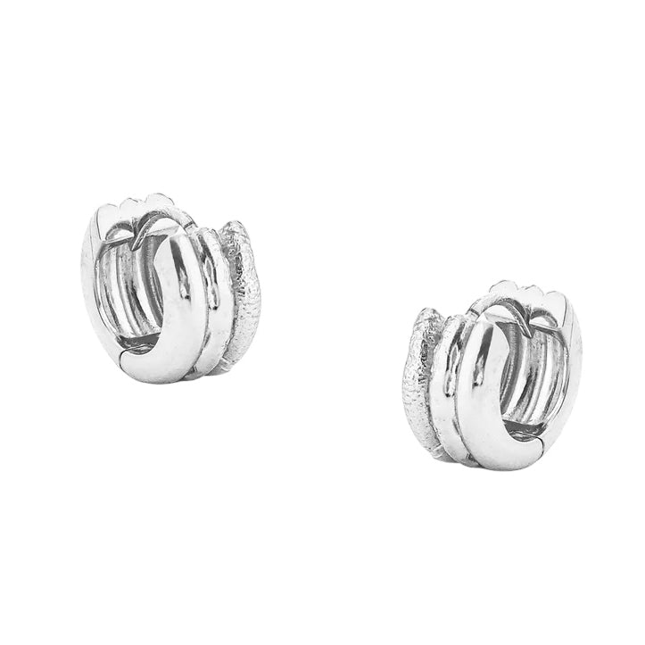 Tutti and Co Jewellery Breeze Hoop Earrings Silver EA673S main