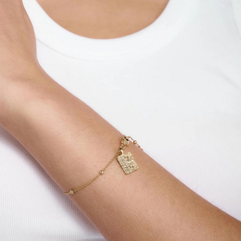 Cascade Pendant Bracelet Gold